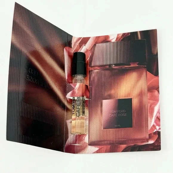 Tom Ford Sample Cafe Rose Sample Vial With Backing New Unused - Picture 2 of 3